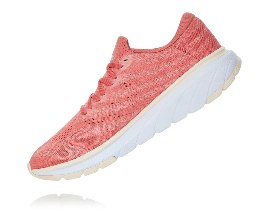 Hoka One One Vandresko Dame - Cavu 3 - Orange/Hvide - 519270FIK